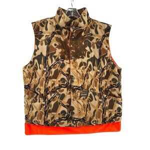 Gamehide Mens Camouflage Hunting Vest Size 2X Polyester Insulation Reversible De